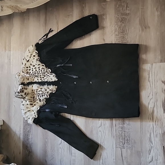 Vintage Cowhide Fringe Suede Western Jacket